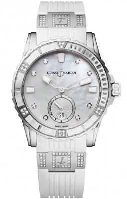Buy this new Ulysse Nardin Lady Diver 40mm 3203-190-3C/10.10 ladies watch for the discount price of £7,820.00. UK Retailer.