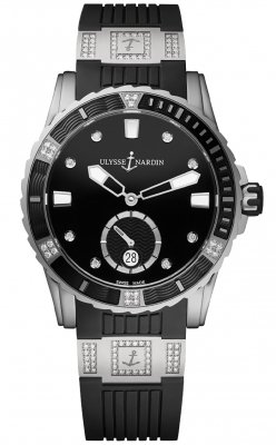 Buy this new Ulysse Nardin Lady Diver 40mm 3203-190-3C/12.12 ladies watch for the discount price of £7,820.00. UK Retailer.