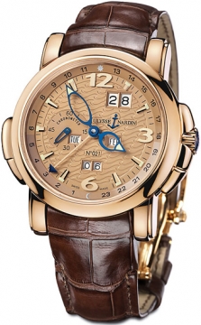 Buy this new Ulysse Nardin GMT +/- Perpetual 42mm 322-66 mens watch for the discount price of &pound;31,352.00. UK Retailer.