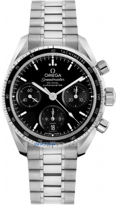 Buy this new Omega Speedmaster Co-Axial Chronograph 38mm 324.30.38.50.01.001 midsize watch for the discount price of £5,035.00. UK Retailer.