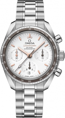 Buy this new Omega Speedmaster Co-Axial Chronograph 38mm 324.30.38.50.02.001 ladies watch for the discount price of £4,664.00. UK Retailer.
