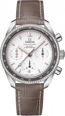 Buy this new Omega Speedmaster Co-Axial Chronograph 38mm 324.38.38.50.02.001 ladies watch for the discount price of £7,304.00. UK Retailer.