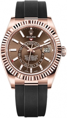 Rolex Sky Dweller 42mm 326235 Chocolate Index watch