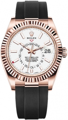 Buy this new Rolex Sky Dweller 42mm 326235 White Index mens watch for the discount price of £49,210.00. UK Retailer.