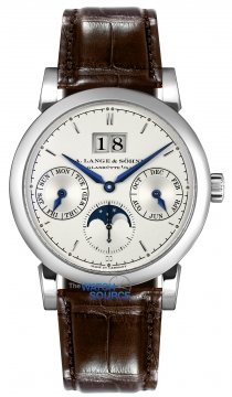 Buy this new A. Lange & Sohne Saxonia Annual Calendar 38.5mm 330.026 mens watch for the discount price of £45,000.00. UK Retailer.