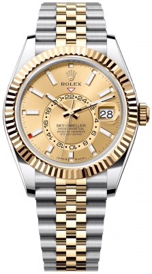 Rolex Sky Dweller 42mm 336933 Champagne Jubilee watch
