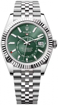 Rolex Sky Dweller 42mm 336934 Green Jubilee watch