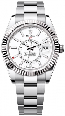 Rolex Sky Dweller 42mm 336934 White Oyster watch