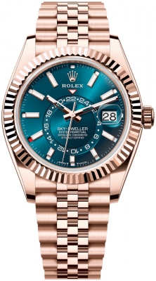Rolex Sky Dweller 42mm 336935 Blue Green Jubilee watch