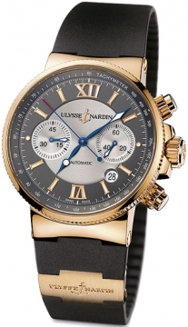 Buy this new Ulysse Nardin Maxi Marine Chronograph 356-66-3/319 mens watch for the discount price of £16,494.00. UK Retailer.