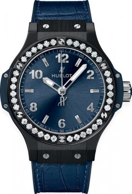 Buy this new Hublot Big Bang Quartz 38mm 361.cm.7170.lr.1204 ladies watch for the discount price of £10,285.00. UK Retailer.