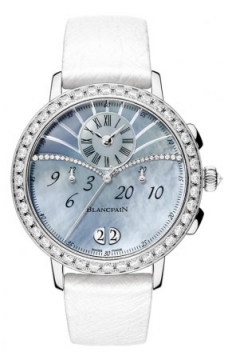 Buy this new Blancpain Ladies Chronograph Flyback Grande Date 3626-1954L-58a ladies watch for the discount price of £36,784.00. UK Retailer.