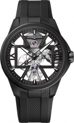 Buy this new Ulysse Nardin Blast Skeleton X 42mm 3713-260-3/BLACK mens watch for the discount price of £16,243.50. UK Retailer.