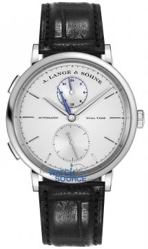 Buy this new A. Lange & Sohne Saxonia Dual Time 40mm 385.026 mens watch for the discount price of £20,700.00. UK Retailer.