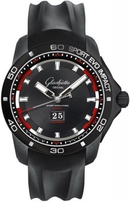 Buy this new Glashutte Original Sport Evolution Impact Panorama Date 39-47-16-16-54 mens watch for the discount price of £8,500.00. UK Retailer.