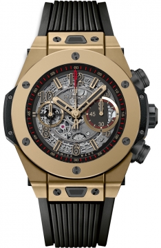 Buy this new Hublot Big Bang UNICO 45mm 411.mx.1138.rx Full Magic Gold mens watch for the discount price of £22,960.00. UK Retailer.