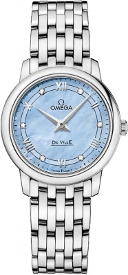 Buy this new Omega De Ville Prestige 27.4mm 424.10.27.60.57.001 ladies watch for the discount price of £2,296.00. UK Retailer.