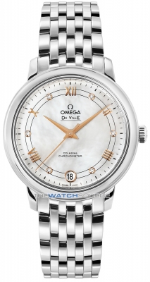 Buy this new Omega De Ville Prestige Co-Axial 32.7 424.10.33.20.55.002 ladies watch for the discount price of £3,872.00. UK Retailer.