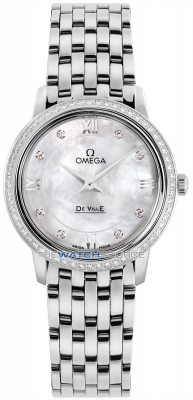 Buy this new Omega De Ville Prestige 27.4mm 424.15.27.60.55.001 ladies watch for the discount price of £6,157.00. UK Retailer.