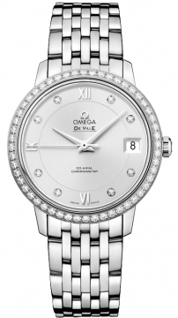 Buy this new Omega De Ville Prestige Co-Axial 32.7 424.15.33.20.52.001 ladies watch for the discount price of £8,518.00. UK Retailer.