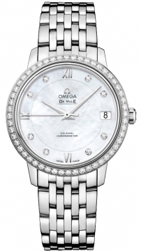 Buy this new Omega De Ville Prestige Co-Axial 32.7 424.15.33.20.55.001 ladies watch for the discount price of £8,773.00. UK Retailer.