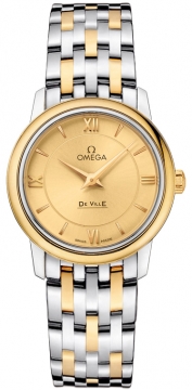 Buy this new Omega De Ville Prestige 27.4mm 424.20.27.60.08.001 ladies watch for the discount price of £4,005.00. UK Retailer.