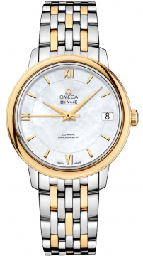 Buy this new Omega De Ville Prestige Co-Axial 32.7 424.20.33.20.05.001 ladies watch for the discount price of £5,490.00. UK Retailer.