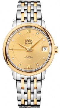 Buy this new Omega De Ville Prestige Co-Axial 32.7 424.20.33.20.58.001 ladies watch for the discount price of £5,535.00. UK Retailer.