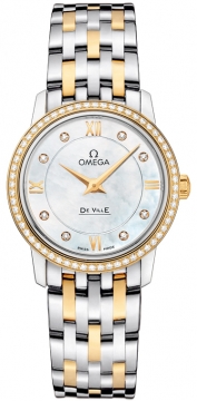 Buy this new Omega De Ville Prestige 27.4mm 424.25.27.60.55.001 ladies watch for the discount price of £8,685.00. UK Retailer.