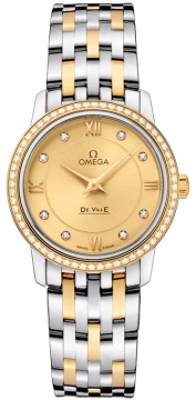 Buy this new Omega De Ville Prestige 27.4mm 424.25.27.60.58.001 ladies watch for the discount price of £8,518.00. UK Retailer.