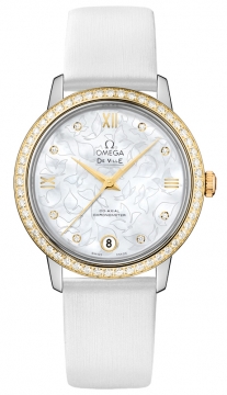 Buy this new Omega De Ville Prestige Co-Axial 32.7 424.27.33.20.55.002 ladies watch for the discount price of £10,648.00. UK Retailer.