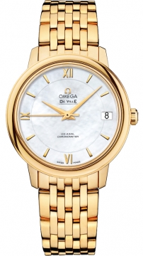 Buy this new Omega De Ville Prestige Co-Axial 32.7 424.50.33.20.05.001 ladies watch for the discount price of £17,116.00. UK Retailer.