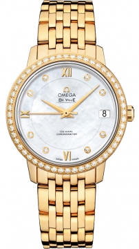 Buy this new Omega De Ville Prestige Co-Axial 32.7 424.55.33.20.55.001 ladies watch for the discount price of £23,778.00. UK Retailer.