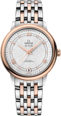 Buy this new Omega De Ville Prestige Co-Axial 32.7 424.20.33.20.52.002 ladies watch for the discount price of £5,535.00. UK Retailer.