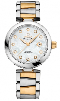 Buy this new Omega De Ville Ladymatic 34mm 425.20.34.20.55.003 ladies watch for the discount price of £12,346.00. UK Retailer.