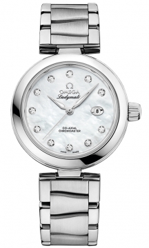 Buy this new Omega De Ville Ladymatic 34mm 425.30.34.20.55.002 ladies watch for the discount price of £7,216.00. UK Retailer.