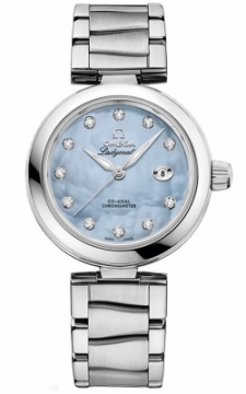 Buy this new Omega De Ville Ladymatic 34mm 425.30.34.20.57.003 ladies watch for the discount price of £7,216.00. UK Retailer.