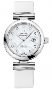 Buy this new Omega De Ville Ladymatic 34mm 425.32.34.20.55.002 ladies watch for the discount price of £5,850.00. UK Retailer.