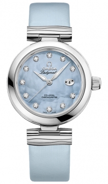 Buy this new Omega De Ville Ladymatic 34mm 425.32.34.20.57.003 ladies watch for the discount price of £5,850.00. UK Retailer.