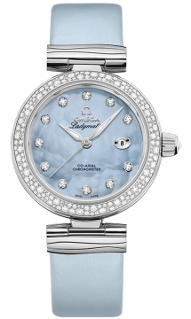 Buy this new Omega De Ville Ladymatic 34mm 425.37.34.20.57.003 ladies watch for the discount price of £11,970.00. UK Retailer.