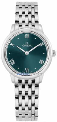 Buy this new Omega De Ville Prestige Quartz 27.5mm 434.10.28.60.10.001 ladies watch for the discount price of £2,464.00. UK Retailer.