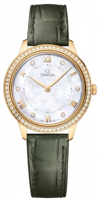 Buy this new Omega De Ville Prestige Quartz 30mm 434.58.30.60.55.002 ladies watch for the discount price of £14,608.00. UK Retailer.