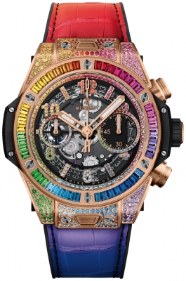Buy this new Hublot Big Bang UNICO 42mm 441.ox.9910.LR.0999 midsize watch for the discount price of £72,390.00. UK Retailer.
