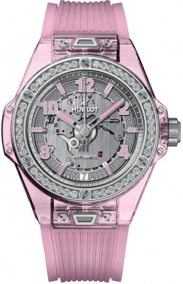 Buy this new Hublot Big Bang One Click 39mm 465.jp.4802.rt.1204 ladies watch for the discount price of £54,400.00. UK Retailer.