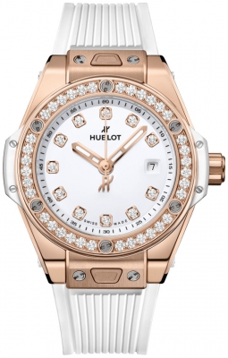 Buy this new Hublot Big Bang One Click 33mm 485.oe.2210.rw.1204 ladies watch for the discount price of £19,210.00. UK Retailer.