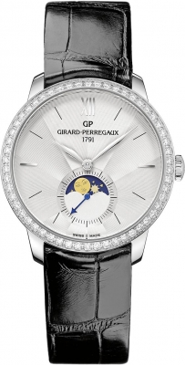 Buy this new Girard Perregaux 1966 Automatic Moonphase 36mm 49524d11a171-ck6a ladies watch for the discount price of £13,904.00. UK Retailer.