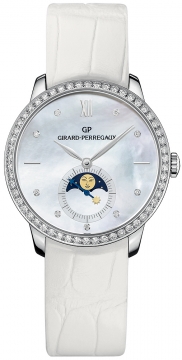 Buy this new Girard Perregaux 1966 Automatic Moonphase 36mm 49524d53a752-ck7a ladies watch for the discount price of £21,032.00. UK Retailer.