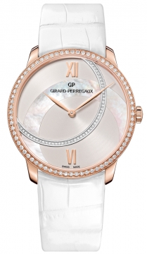 Buy this new Girard Perregaux 1966 Automatic 38mm 49525d52abd2-bk8a ladies watch for the discount price of £17,765.00. UK Retailer.