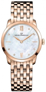 Buy this new Girard Perregaux 1966 Automatic 30mm 49528-52-771-52a ladies watch for the discount price of £17,765.00. UK Retailer.