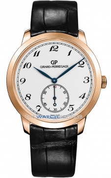 Buy this new Girard Perregaux 1966 Automatic Small Seconds 40mm 49534-52-711-BK6A mens watch for the discount price of £15,520.00. UK Retailer.